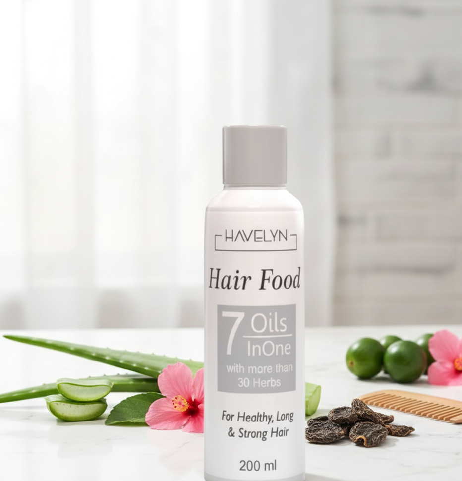 Havlyn Hair Food Oil – Deep Nourishing Hair Growth & Scalp Repair Formula | Anti-Dandruff, Anti-Frizz, Smooth & Shiny Hair