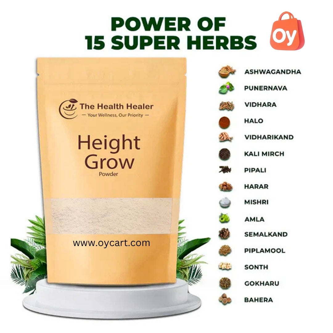 Height Healer Growth Powder – 100% Natural Height Increase Formula