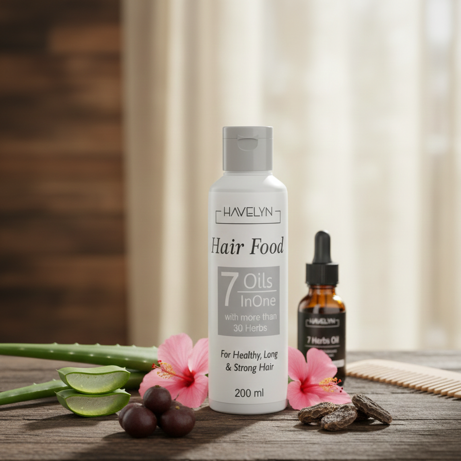 Havlyn Hair Food Oil – Deep Nourishing Hair Growth & Scalp Repair Formula | Anti-Dandruff, Anti-Frizz, Smooth & Shiny Hair