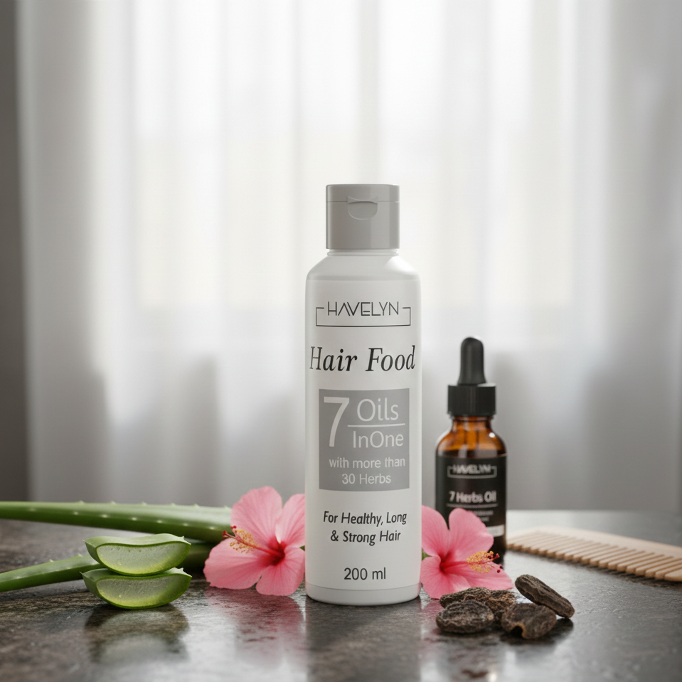 Havlyn Hair Food Oil – Deep Nourishing Hair Growth & Scalp Repair Formula | Anti-Dandruff, Anti-Frizz, Smooth & Shiny Hair