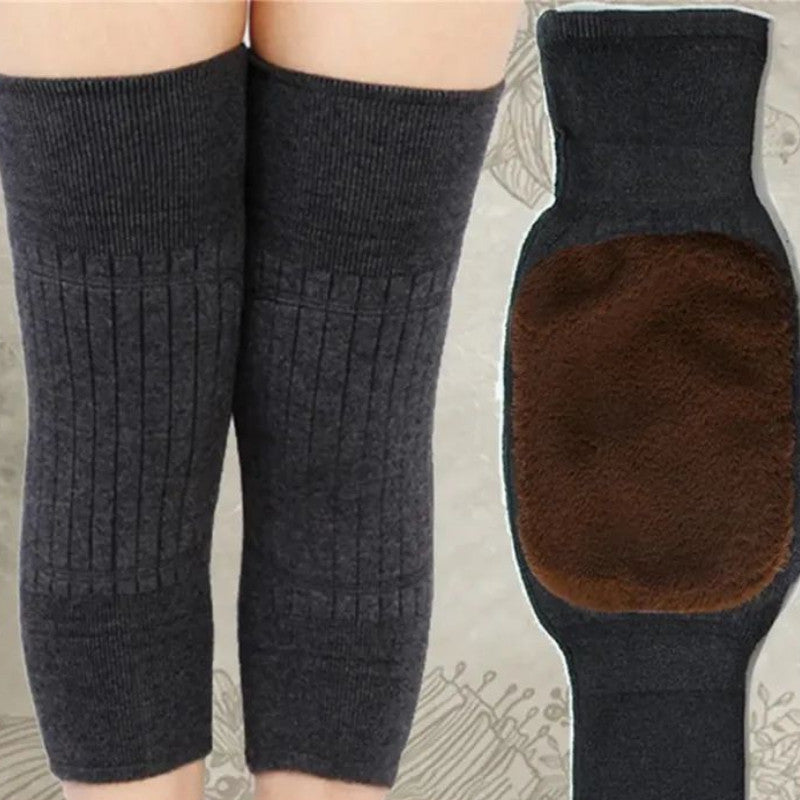 Leg Warmers – Warm Wool Knee-High Winter Wear for Men & Women | High-Quality Fleece Lined | Soft, Comfortable & Insulating | 1 Pair