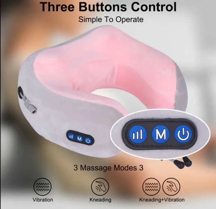 USB Neck Massager Pillow – U-Shaped Cushion USB Neck Massager Pillow – U-Shaped Cushion