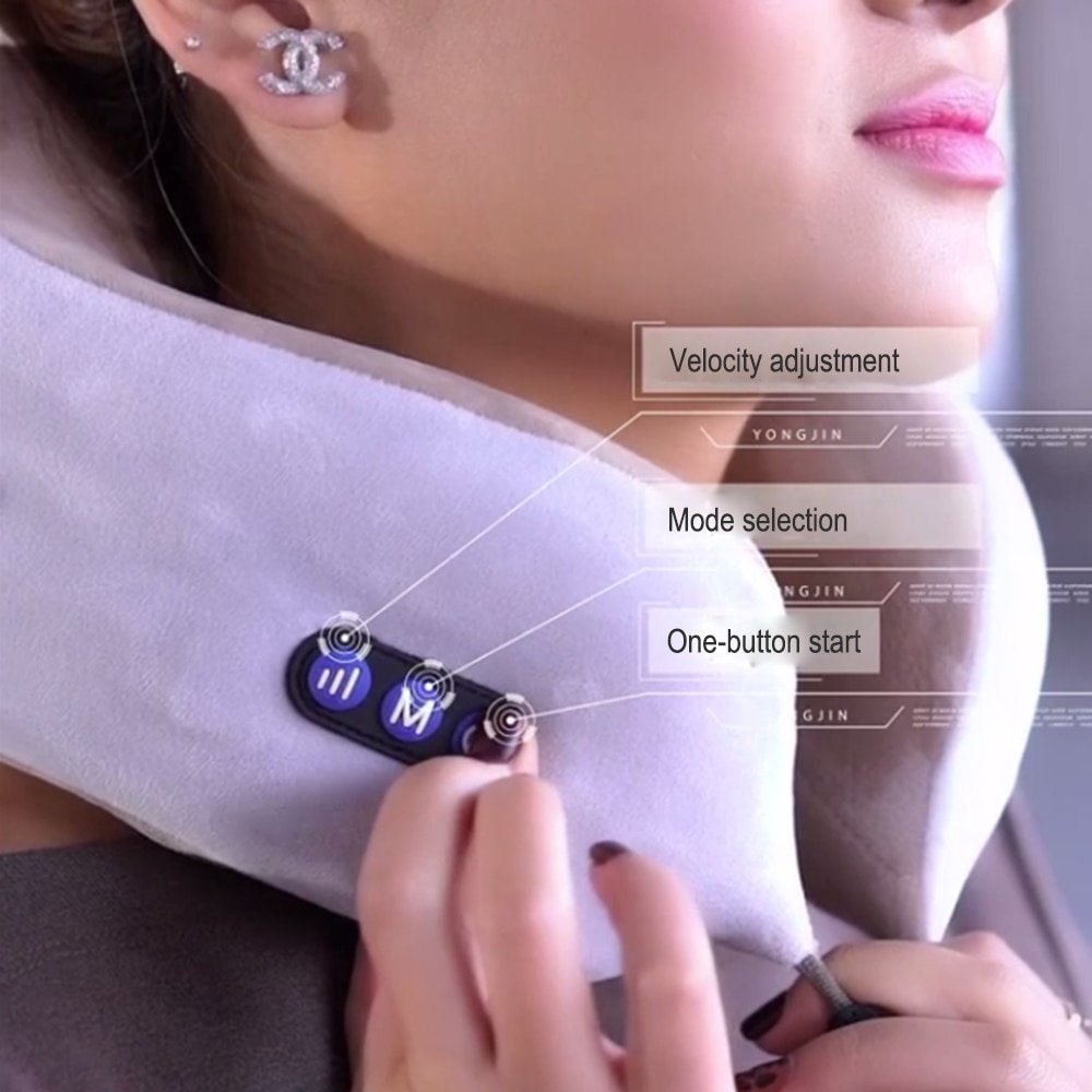 USB Neck Massager Pillow – U-Shaped Cushion USB Neck Massager Pillow – U-Shaped Cushion