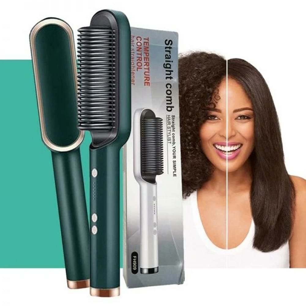 909 hair straightening brush – 2 in 1 straightener & curler 909 hair straightening brush – 2 in 1 straightener & curler