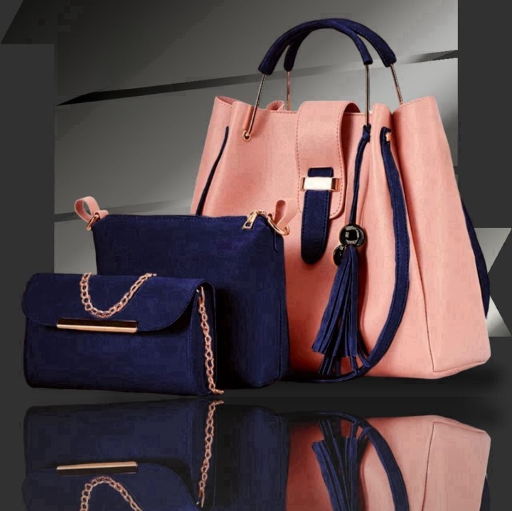 3 piece women handbag set – tote, pouch & clutch 3 piece women handbag set – tote, pouch & clutch