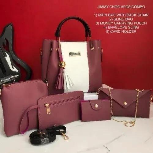 5 piece designer bag set – handbag combo black 5 piece designer bag set – handbag combo black