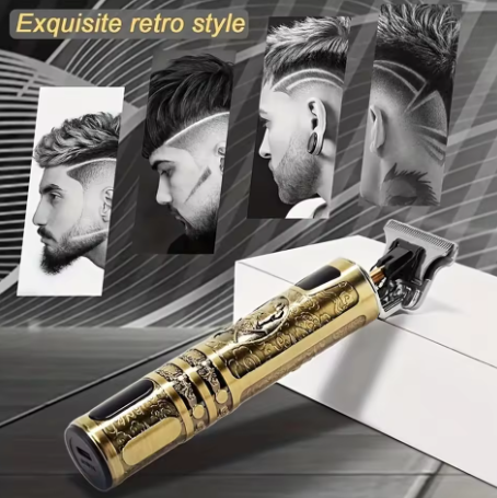 T9 Gold Hair Trimmer – Zero Cut Beard & Hair Clipper T9 Gold Hair Trimmer – Zero Cut Beard & Hair Clipper