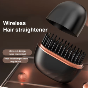 Mini Wireless Hair Straightening Comb – Portable Styling Tool