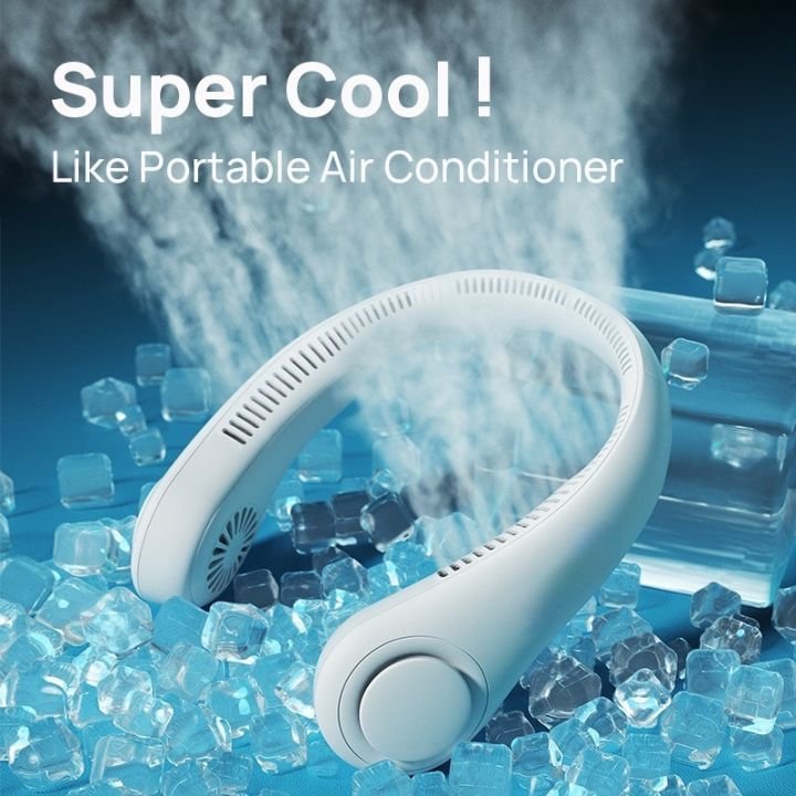 rechargeable neck fan – 360° portable cooling fan rechargeable neck fan – 360° portable cooling fan