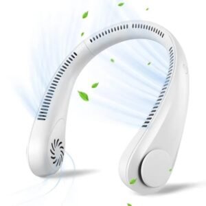 rechargeable neck fan – 360° portable cooling fan