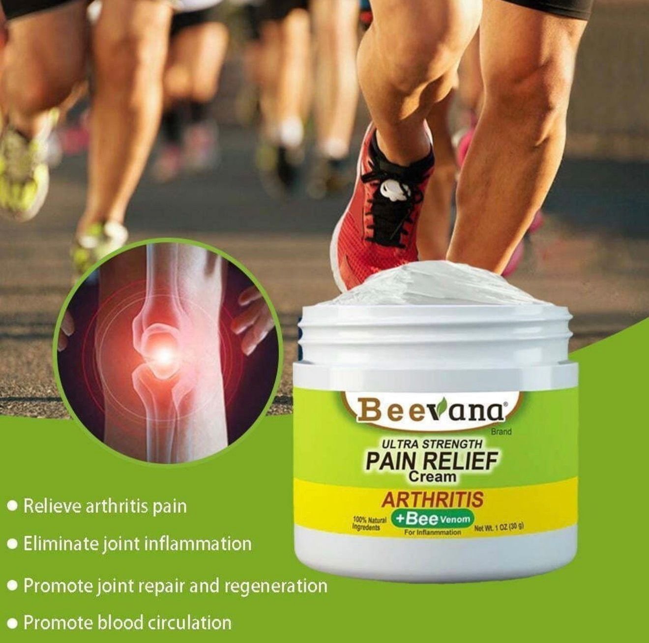 Bee Venom Pain Relief Cream 30g – Joint & Muscle Support Bee Venom Pain Relief Cream 30g – Joint & Muscle Support