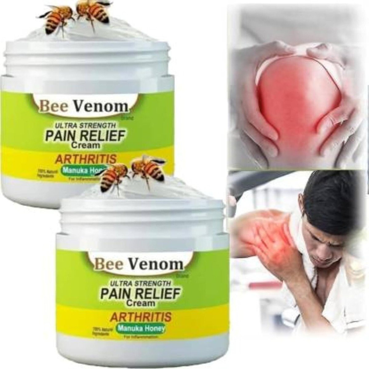 Bee Venom Pain Relief Cream 30g – Joint & Muscle Support Bee Venom Pain Relief Cream 30g – Joint & Muscle Support