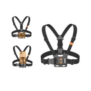 plokama cx10 chest mount – 360° action camera & phone holder