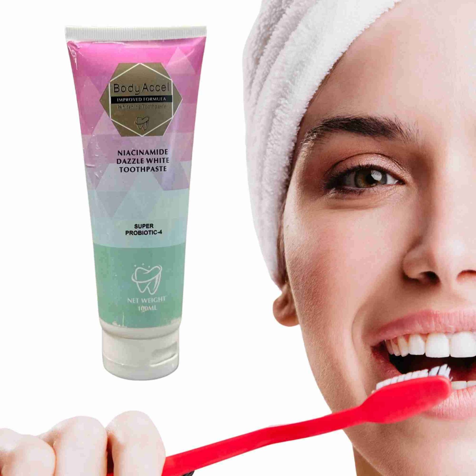 Niacinamide Whitening Toothpaste 100ml – Bright Smile & Fresh Breath Niacinamide Whitening Toothpaste 100ml – Bright Smile & Fresh Breath
