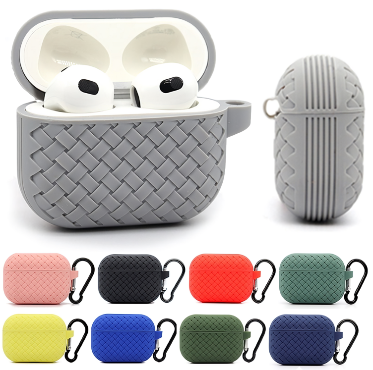 Silicone Braided AirPods Case – Soft TPU Shockproof Cover (Breathable Design) silicone braided airpods case – soft tpu shockproof cover (breathable design)