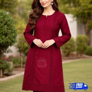Ruby Grace Embroidered 2-Piece Suit