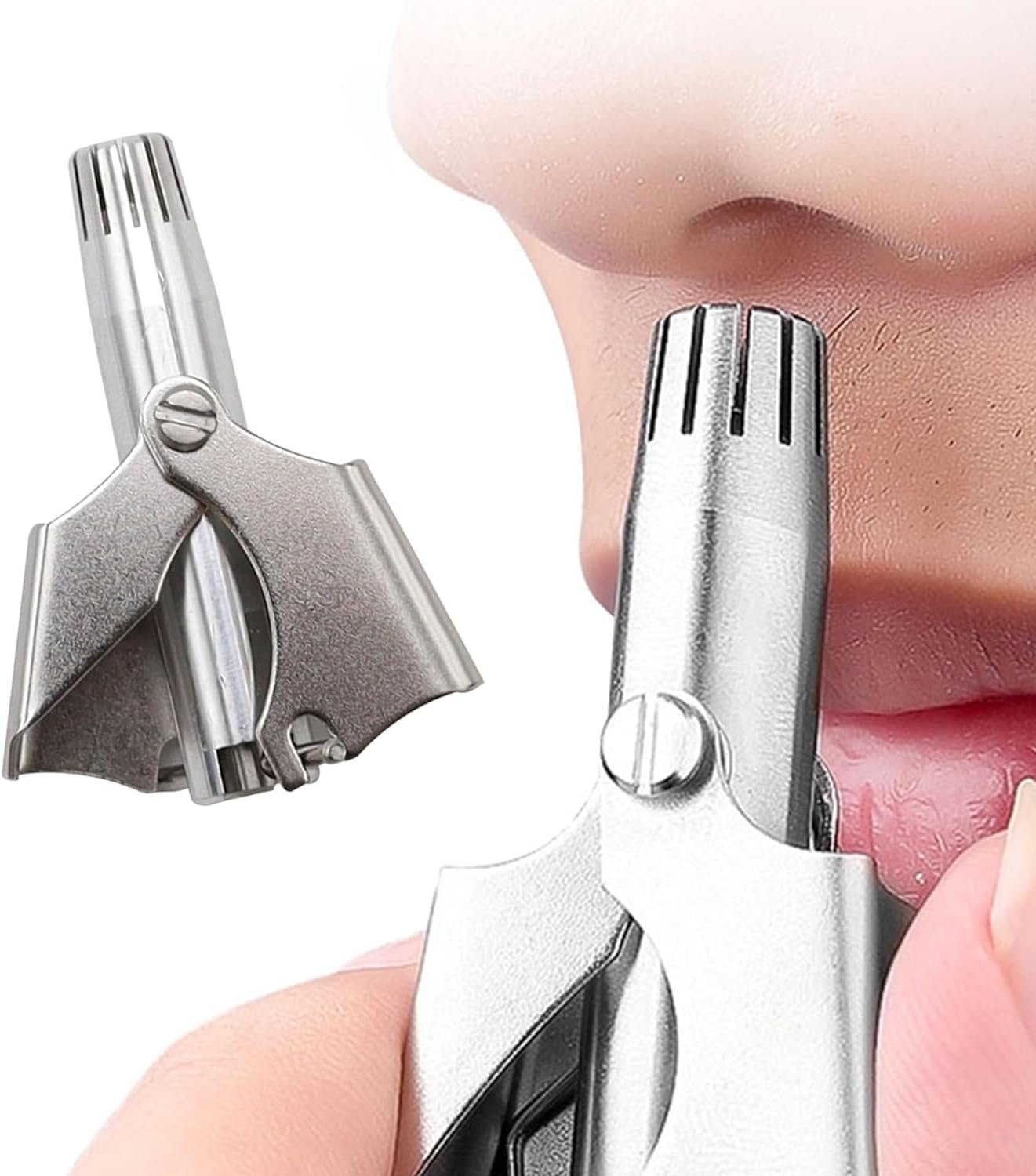 premium manual nose hair trimmer – safe, painless & travel ready grooming tool premium manual nose hair trimmer – safe, painless & travel ready grooming tool