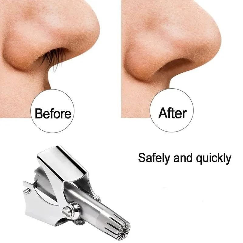 premium manual nose hair trimmer – safe, painless & travel ready grooming tool premium manual nose hair trimmer – safe, painless & travel ready grooming tool