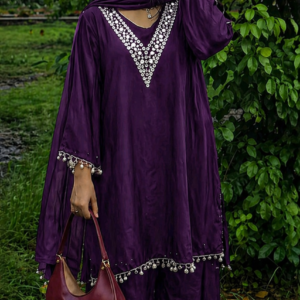 Elegant Embroidered Premium Lawn Suit with Dupatta