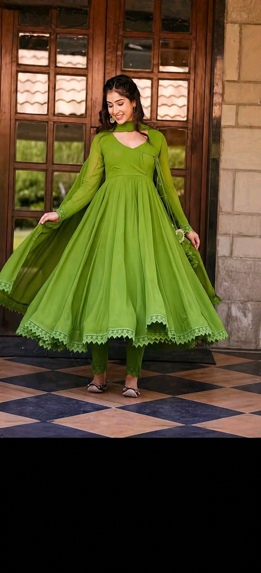 premium lawn maxi frock suit with dupatta (elegant flare style) ocwd10005 premium lawn maxi frock suit with dupatta (elegant flare style) ocwd10005