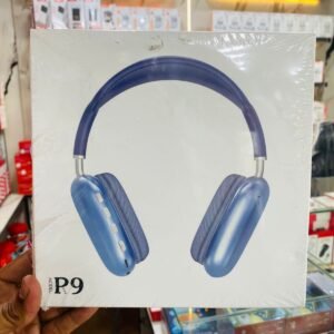 p9 wireless bluetooth headphones – fidelity stereo sound with foldable design, soft cushion comfort, and multi mode playback ( mix color)